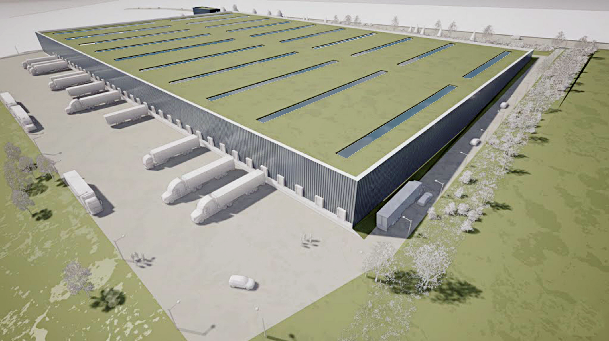 Neubau Logistikgebäude LPH 1-3 · Mitarbeit GOLDBECK GmbH